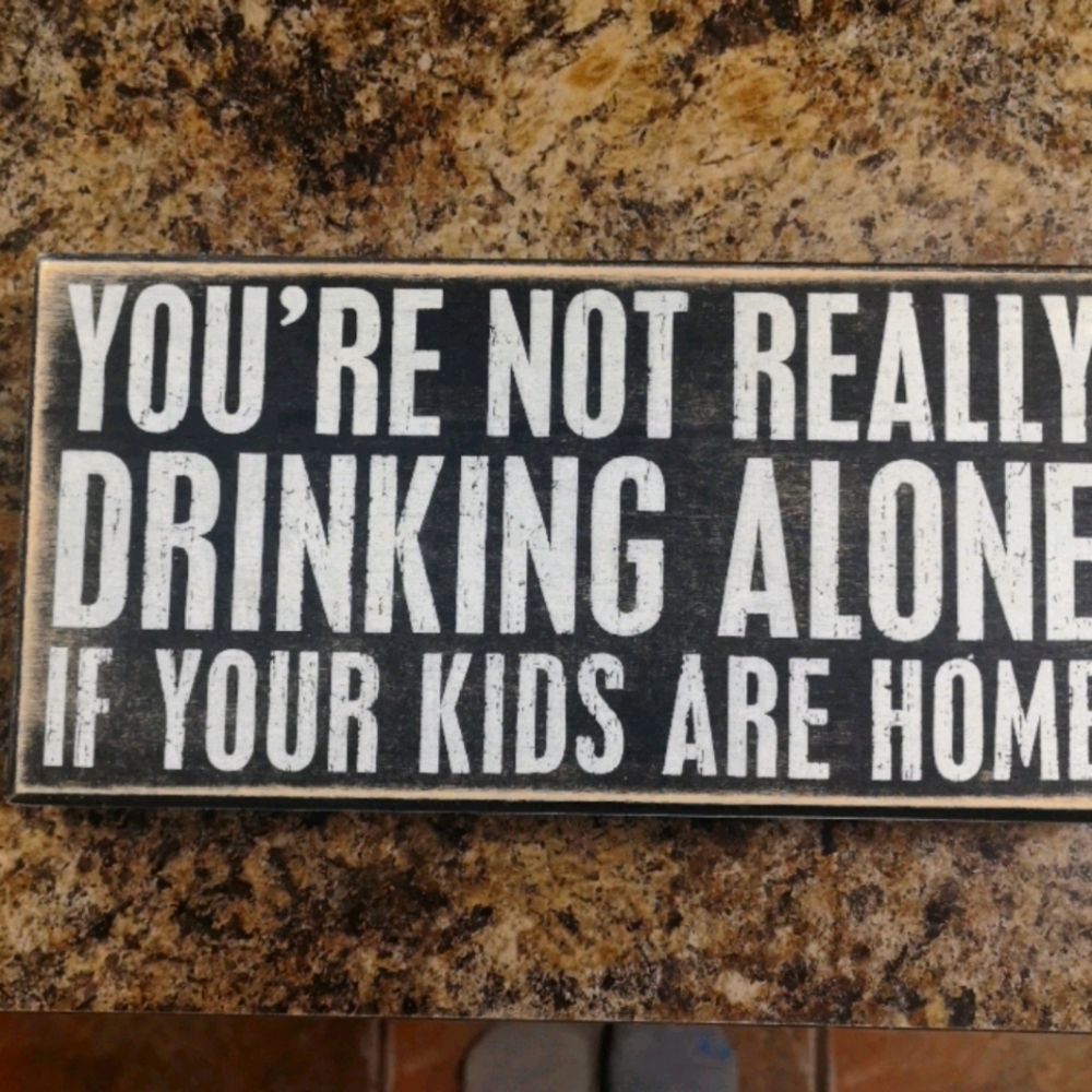 Kitchen sign size 14 by 5 inches